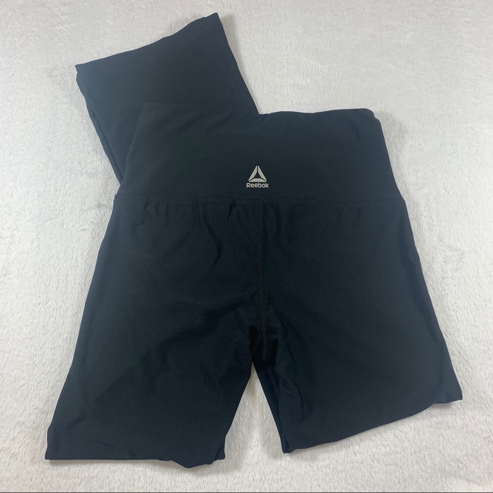 Reebok Black Yoga Training Pants Straight Leg XS